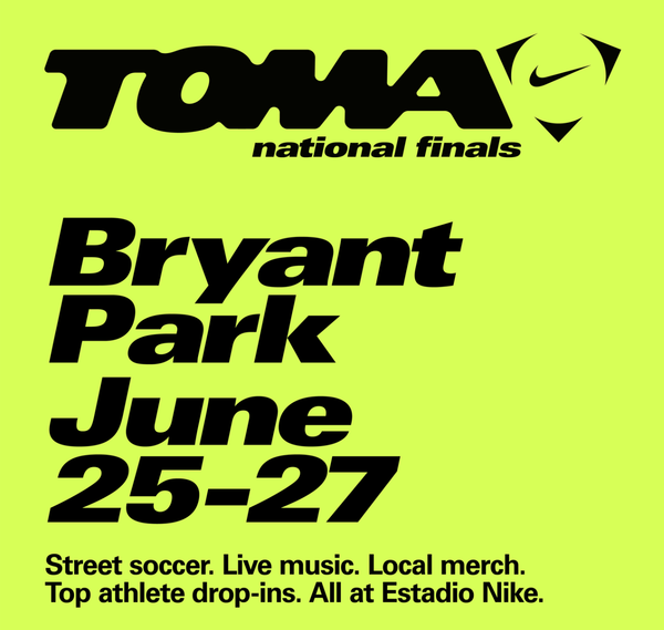 Nike Holds Toma Street Soccer National Finals at Bryant Park June 25-27