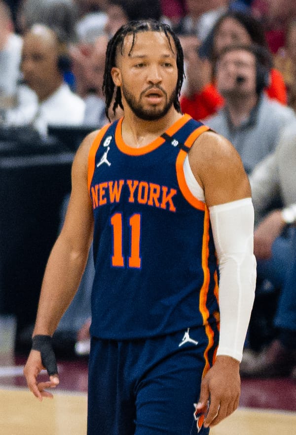 New York Knicks guard Jalen Brunson, 2026 NBA Finals MVP