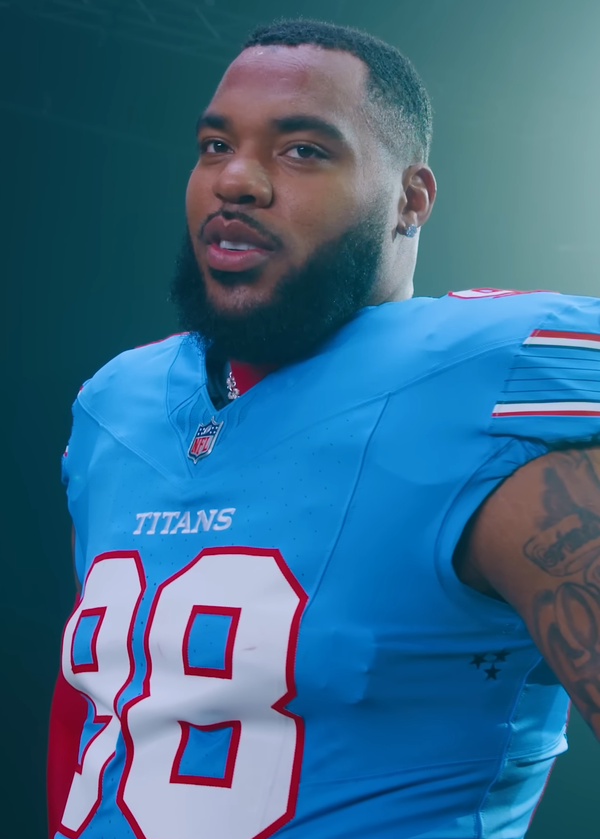 Jeffery Simmons of the Tennessee Titans
