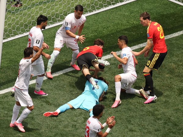 Iran Hold 10-Man Belgium to 0-0 Draw at the World Cup