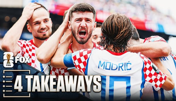 Croatia celebrates after Nikola Vlasic scores the winning goal against Ghana in the 2026 World Cup