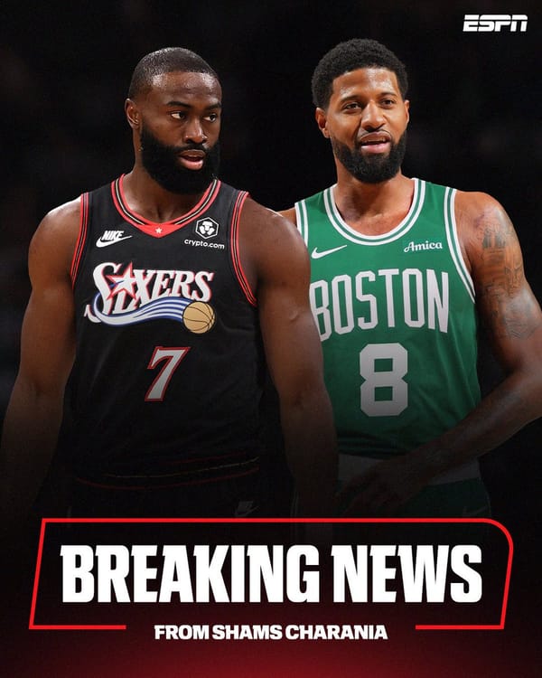Celtics Trade Jaylen Brown to 76ers for Paul George and Four Draft Picks