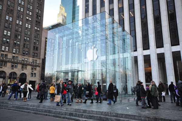 Apple Store on Fifth Avenue in New York City