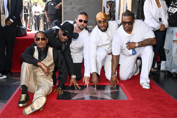 Bone Thugs-n-Harmony at their Hollywood Walk of Fame star ceremony on July 8, 2026