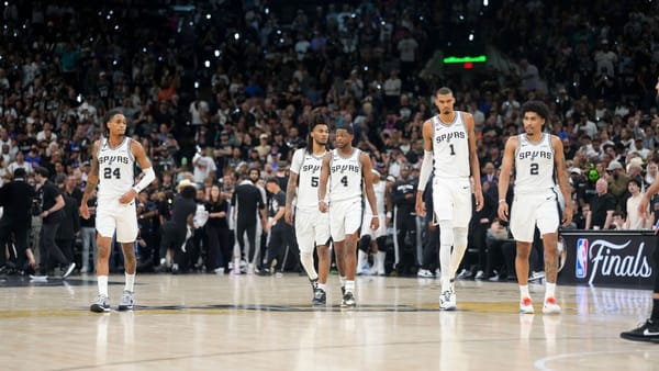 New York Knicks and San Antonio Spurs during Game 2 of the 2026 NBA Finals