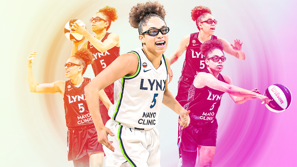 Minnesota Lynx rookie guard Olivia Miles during a 2026 WNBA game