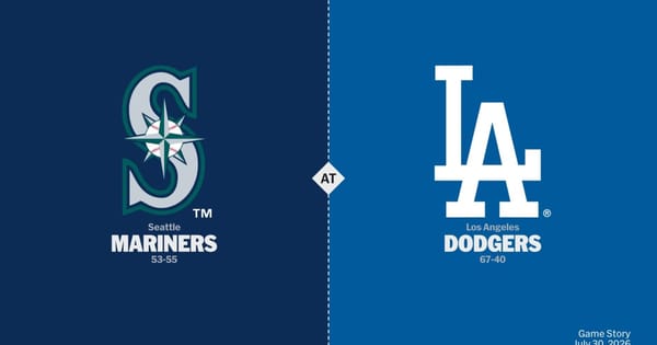 Los Angeles Dodgers pitcher Roki Sasaki preparing to face the Seattle Mariners