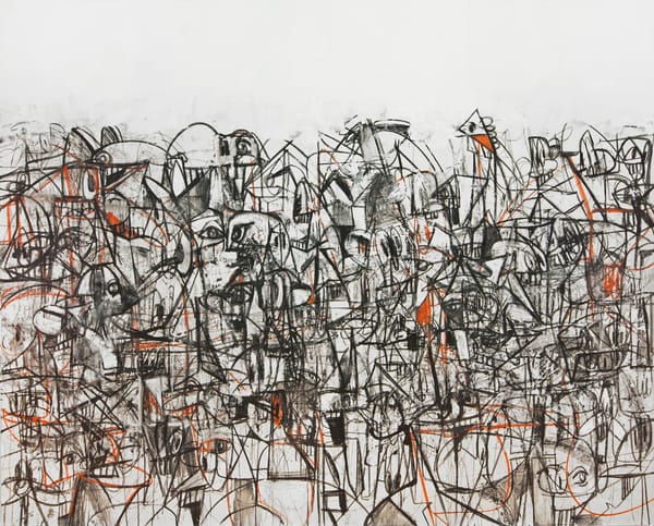 A painting by George Condo