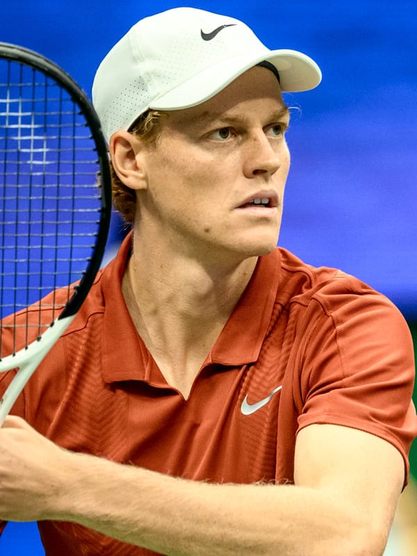 Jannik Sinner, the world No. 1 and defending Wimbledon champion, in 2025.