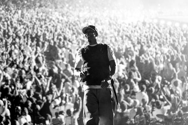 JAY-Z performing at Yankee Stadium during his Reasonable Doubt 30th anniversary show on July 10, 2026