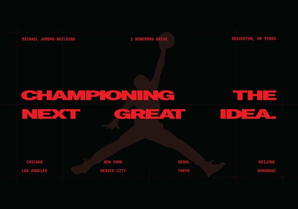 Jordan Design Studio, Jordan Brand's global emerging-talent program across eight cities