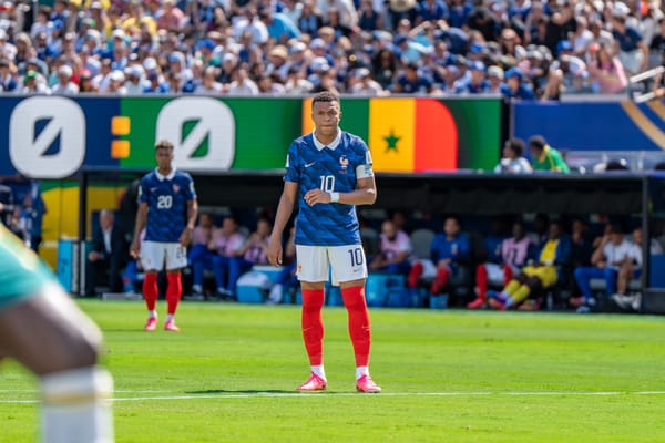 France captain Kylian Mbappé during a 2026 World Cup match