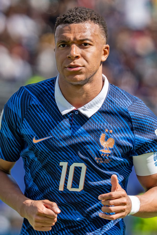 Kylian Mbappe playing for France at the 2026 World Cup
