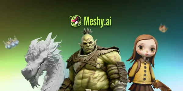 Meshy AI generative 3D platform, which raised a $400 million Series B