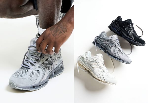 New Balance 1954R runner in a neutral greyscale colorway