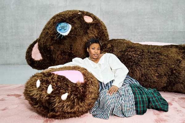 Artist Precious Okoyomon, whose living forest inaugurates MoMA PS1's new Courtyard Commission program