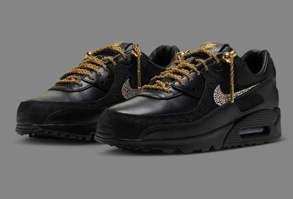 Victor Solomon x Nike Air Max 90 "Trophies" in black and metallic gold