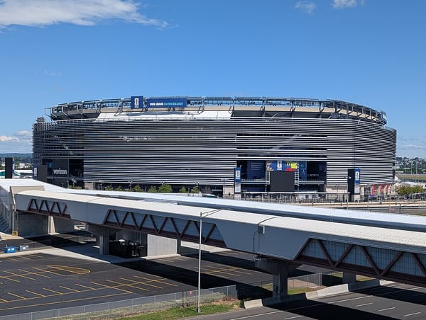 MetLife Stadium exterior during the 2026 FIFA World Cup