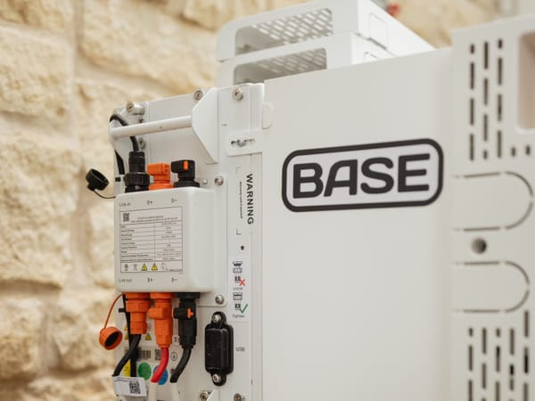 Base Power's Base Core, a 39.2 kilowatt-hour home battery manufactured in Austin, Texas