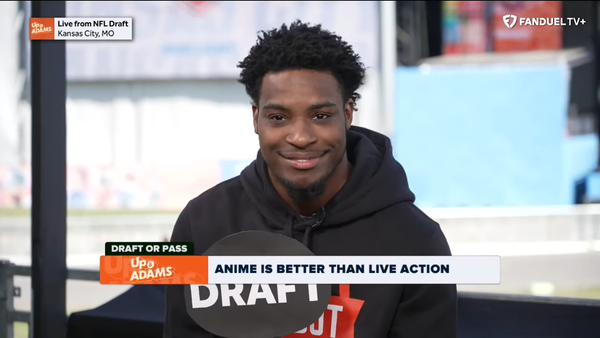 Seattle Seahawks cornerback Devon Witherspoon during an interview