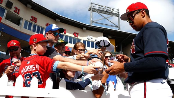 Braves and Brewers players ahead of their August 2026 series