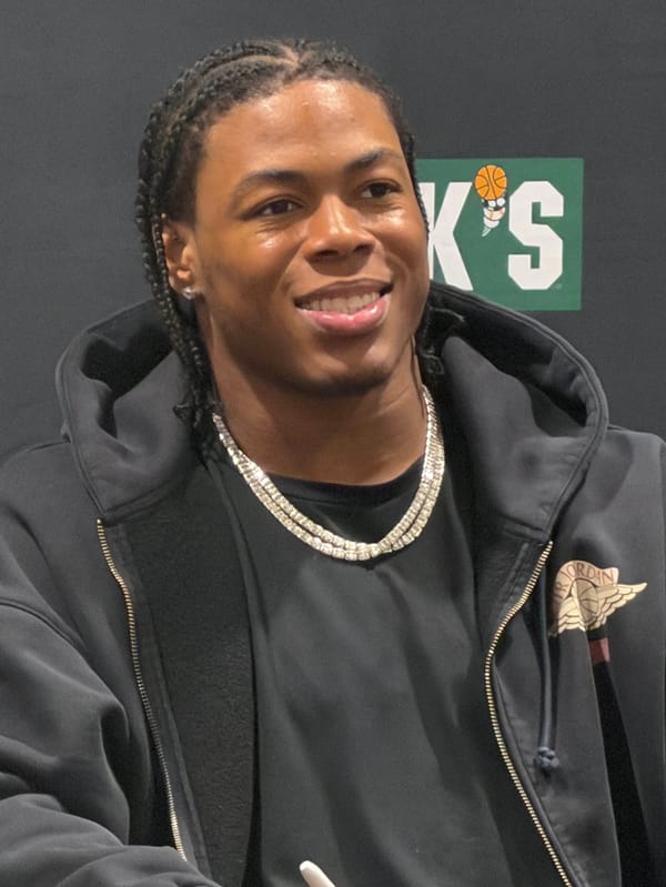 Detroit Lions running back Jahmyr Gibbs, who signed a record three-year, $67.5 million extension in August 2026
