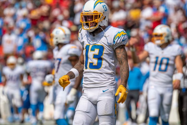 Keenan Allen, the six-time Pro Bowl wide receiver who signed a one-year deal with the Indianapolis Colts in August 2026