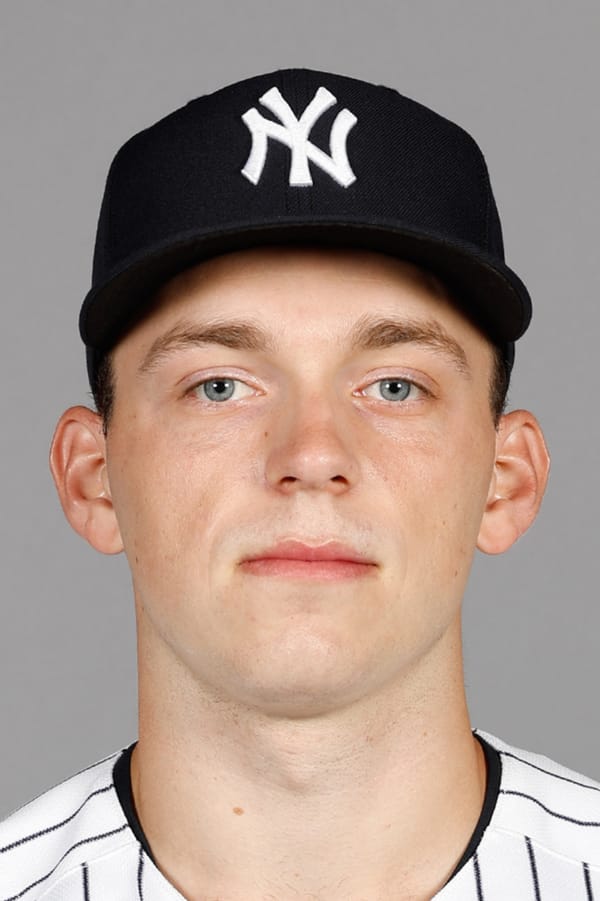 Ben Rice headshot in Yankees uniform