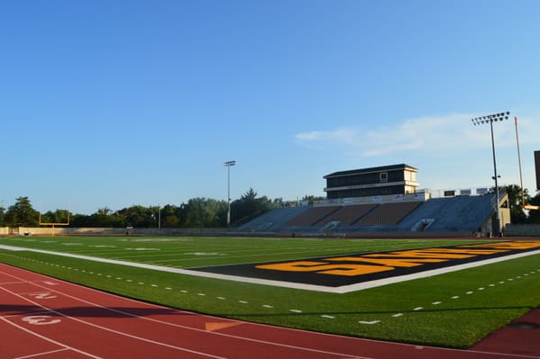 Boone Pickens Stadium and Lewis Field in Stillwater, Oklahoma, home of Oklahoma State football