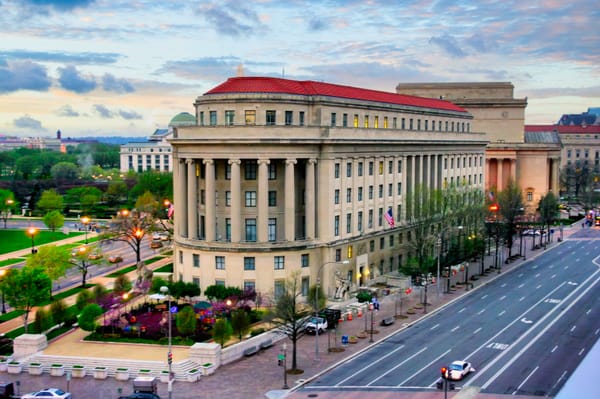 The Apex Building, headquarters of the Federal Trade Commission, in Washington, D.C.