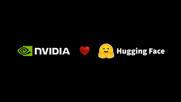 NVIDIA and Hugging Face co-branded partnership graphic announcing the acquisition