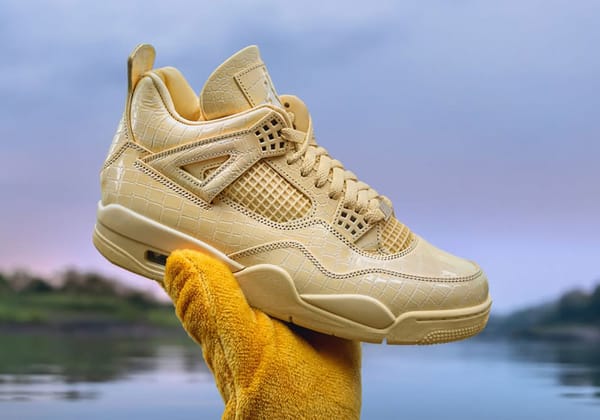 J Balvin x Air Jordan 4 "Amazonas" sneaker