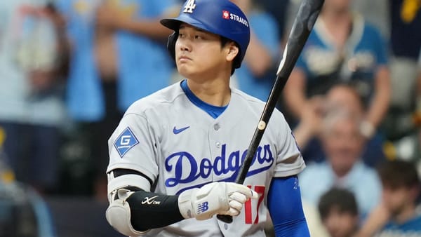 Dodgers and Brewers players during the 2026 NLCS