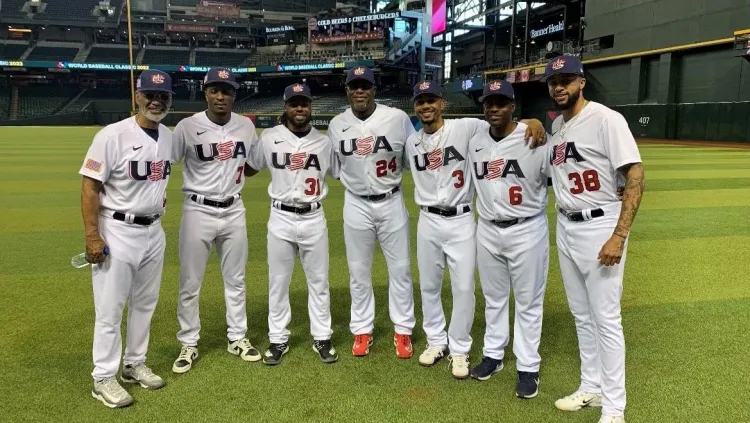 Team USA's Black Contingent at the World Baseball Classic. 