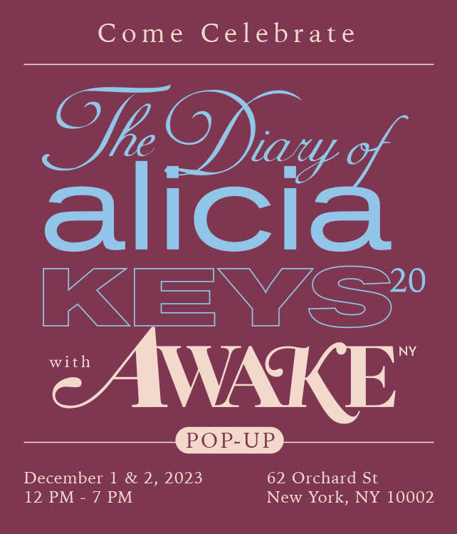 Awake NY x Alicia Keys NYC Popup