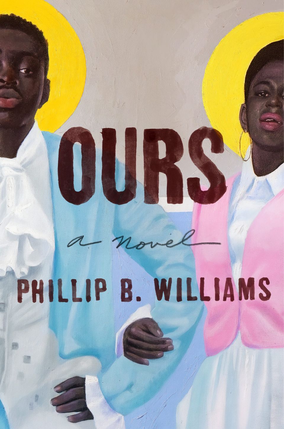 Cover for "Ours" by Phillip B. Williams designed by Lynn Buckley, with art by Damilola Opedun