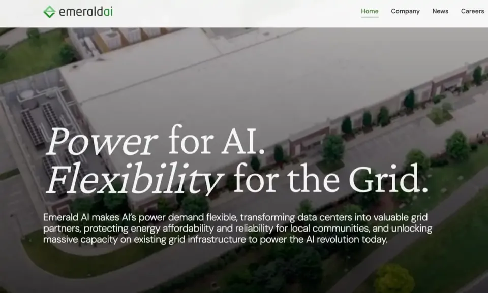 Emerald AI power-flexible AI data center graphic