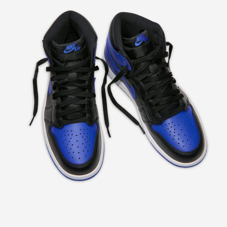 Air Jordan 1 High OG "Royal" product shot, the marquee October 2026 sneaker retro